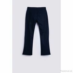 Embellished Flared Denim, Women Jeans - Trademart.pk