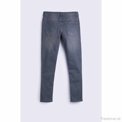 Skinny Denim with Spray Detail, Women Jeans - Trademart.pk
