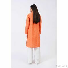 All-Over Embroidered Long Shirt, Womens Shirts - Trademart.pk