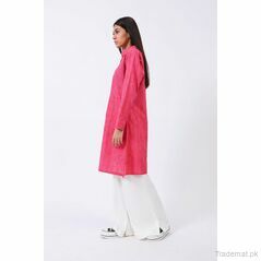 All-Over Embroidered Long Shirt, Womens Shirts - Trademart.pk