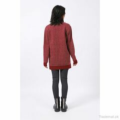 Pullover with Pockets, Women Sweater - Trademart.pk