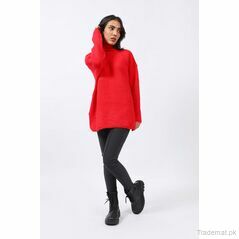Oversized Pullover, Women Sweater - Trademart.pk