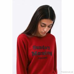Sunday Morning Sweatshirt, Women Sweatshirt - Trademart.pk