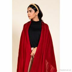 Lined Textured Shawl, Women Shawls - Trademart.pk