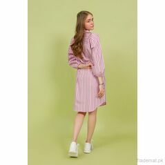 Long Shirt with Front Pleat, Womens Shirts - Trademart.pk