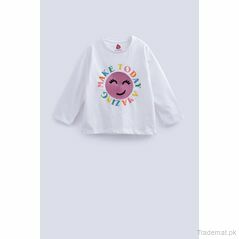 Girls Embroidered Colorful T-Shirt, Girls Tops & Tees - Trademart.pk