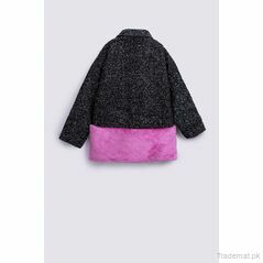 Girls Long Coat With Fur, Girls Coats - Trademart.pk
