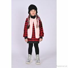 Gilrls Slvless Fur Jacker, Girls Jackets - Trademart.pk