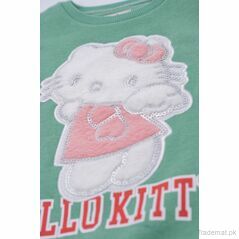 Girls Hello Kitty Fur Patch Upper, Girls Sweatshirt - Trademart.pk