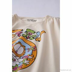 Girls Drop Shoulder Garfield T-Shirt, Girls Tops & Tees - Trademart.pk