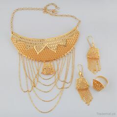 ARY 21K Gold Necklace Set with Ring, Necklace - Necklace Set - Trademart.pk