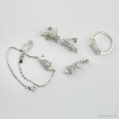 ARY Naqrah 925 Silver Pendant Set with Earrings & Ring, Pendant - Pendant Set - Trademart.pk