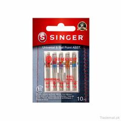 SINGER Universal & Ball Point Needles Assorted Sizes, Sewing Needles - Trademart.pk