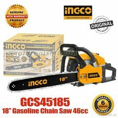 Ingco Gasoline chain saw 45.8cc 18" GCS45185, Chain Saw - Trademart.pk