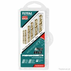 Total HSS twist drill bits set TACSD0605, Drill Bits - Trademart.pk