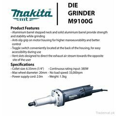 Makita 1/4" Die Grinder 480W Half Metal, Die Grinders - Trademart.pk