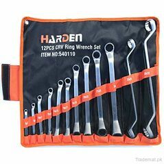 Harden Double End Ring Spanner 6-32mm (12Pc), Spanners - Trademart.pk