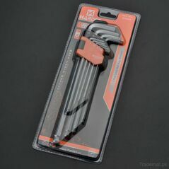 Harden 9Pcs Long Ball Key Wrench Size 1.5 - 10mm, Hex Key - Trademart.pk