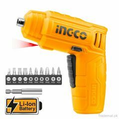 Ingco Lithium-Ion cordless screwdriver 4V CSDLI0402, Screwdrivers - Trademart.pk