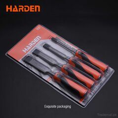 Harden 4Pcs Orange black handle wood Chisel, Chisels - Trademart.pk