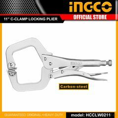 Ingco C-clamp locking plier 11" HCCLW0211, Clamps - Trademart.pk