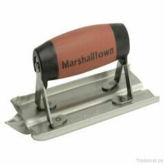 Marshalltown M180D Stainless Steel Cement Edger 6 x 3in Durasoft Handle, Cement Trowel - Trademart.pk