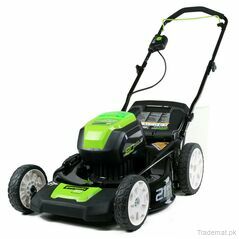 GreenWorks GLM801602 80-Volt 21-Inch 4.0Ah Digipro Lawn Mower Kit - 2501202, Walk Behind Lawn Mower - Trademart.pk