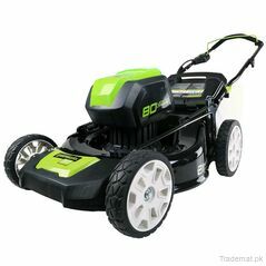 GreenWorks GLM801600 80-Volt 21-Inch Brushless Lawn Mower - Bare Tool - 2506902, Walk Behind Lawn Mower - Trademart.pk