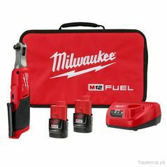 Milwaukee 2567-22 M12 FUEL 12V 3/8" Brushless Li-Ion High Speed Ratchet Kit, Power Ratchets - Trademart.pk