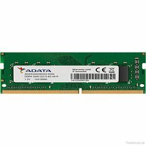 ADATA DDR4 8GB 3200MHz  PC4-25600  RAM, Memory - RAMs - Trademart.pk
