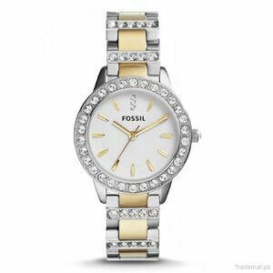 Fossil ES2409 Women’s Quartz Stainless Steel White Dial 34mm Watch, Watches - Trademart.pk