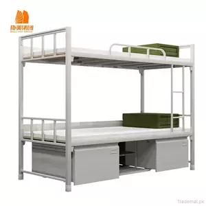 The Hospital and The Military Use Stainless Steel Beds, Disassembly and Assembly Structure, and Two Storage Cabinets., Bunk Bed - Trademart.pk