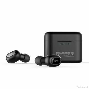 FASTER S600 TWS Stereo Wireless Earbuds with Power Box, Bluetooth Earbuds - Trademart.pk