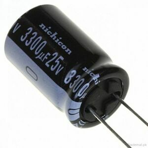 Pack of 5 3300uF 25V Electrolytic Capacitors 3300uF Capacitor, Aluminum Electrolytic Capacitors - Trademart.pk