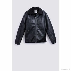 Faux Leather Jacket, Men Jackets - Trademart.pk