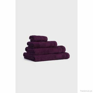 PLUM CASPIAN - HAND TOWEL, Bath Towels - Trademart.pk