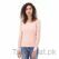 West Line Women Pink V Neck Sweater, Women Sweater - Trademart.pk