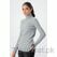 West Line Women Grey High Neck With Sleeve Button Sweater, Women Sweater - Trademart.pk