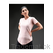 Athleisure V-Neck T-Shirt - Rose Quarts, Women T-Shirts - Trademart.pk