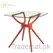 Glass Top Square Plastic Legs Outdoor Garden Dining Table, Dining Tables - Trademart.pk