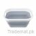 Collapsible Grey White Laundry Basket, Laundry Baskets - Trademart.pk