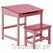 Children's Pink Desk and Stool, Kids Desks - Trademart.pk