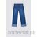 High Waisted Cropped Denim, Women Jeans - Trademart.pk