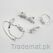 ARY Naqrah 925 Silver Pendant Set with Earrings & Ring, Pendant - Pendant Set - Trademart.pk