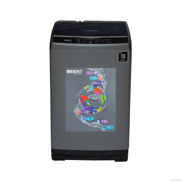 Twister 1150 10 Kg Metallic Grey Washing Machine, Washing Machines - Trademart.pk