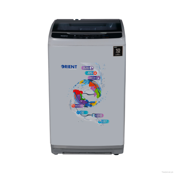 Twister 1350 12 Kg Metallic Silver Washing Machine, Washing Machines - Trademart.pk