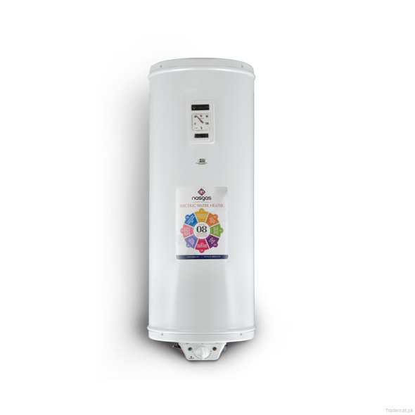 Nasgas Electric Water Heater DE-12 Gallon, Electric Geyser - Trademart.pk