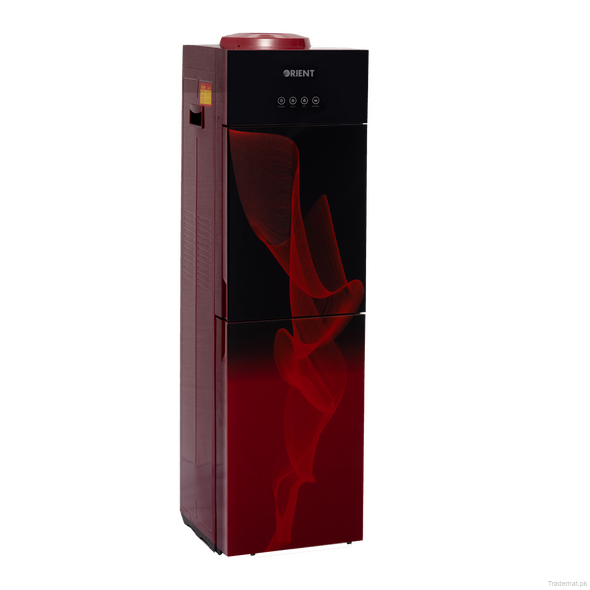Crystal 3 Taps Red Glass Door Water Dispenser, Water Dispenser - Trademart.pk