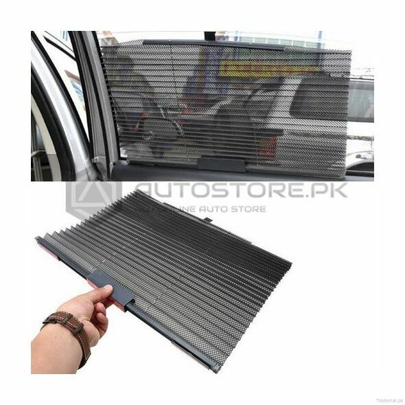 Auto Folding Car Side Window Sun Shade, Sun Shades - Curtains - Trademart.pk
