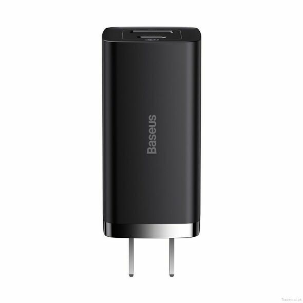 BASEUS GaN3 Lite Fast Charger 67W Type-C + USB Gallium Nitride Portable Charger Block Wall Charger Adapter – CN Standard Plug/Black, Mobile Phone Charger - Trademart.pk